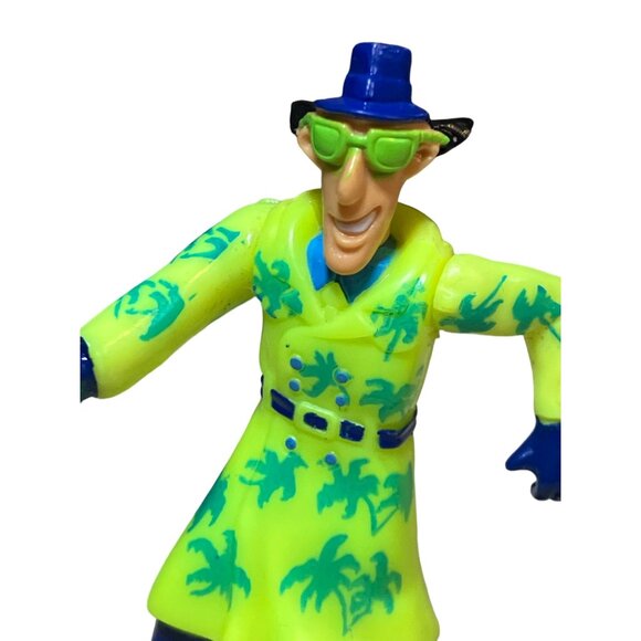 Inspector Gadget Burger King Vintage 1991 Action Figure 4" Toy Yellow Coat - Picture 3 of 8